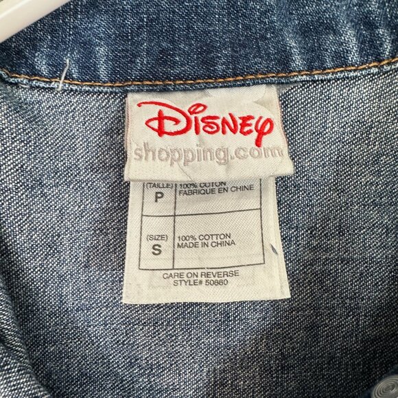 Disney Pixar Cars Lightning McQueen Denim Jacket Small - Picture 4 of 12
